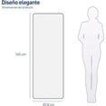 thumbnail image 5 of Espejo de Piso Bluelander Cuerpo Completo Soporte Marco de Aluminio Negro 160 x 50 cm, 5 of 5