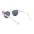thumbnail image 4 of Child Size Girls Polka Dot Bow Pin Mod Plastic Cat Eye Sunglasses Pink Black, 4 of 4
