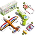 thumbnail image 6 of 5 Pcs Airplane Toy, 12.6" Toy Airplane , Flying Toys  for Age 3-12 Years Old(13.59"x3"x8") Green, 6 of 7