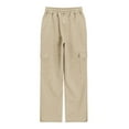 thumbnail image 5 of EnJoCho Wide Leg Sweatpants Teen Girls Cute Fashion Drawst𝗋ing Elastic Waist Loose Soft Loung𝖾 Pants Active Joggers Children Sweatpants Joggers Loung𝖾 Active Wear, 5 of 9