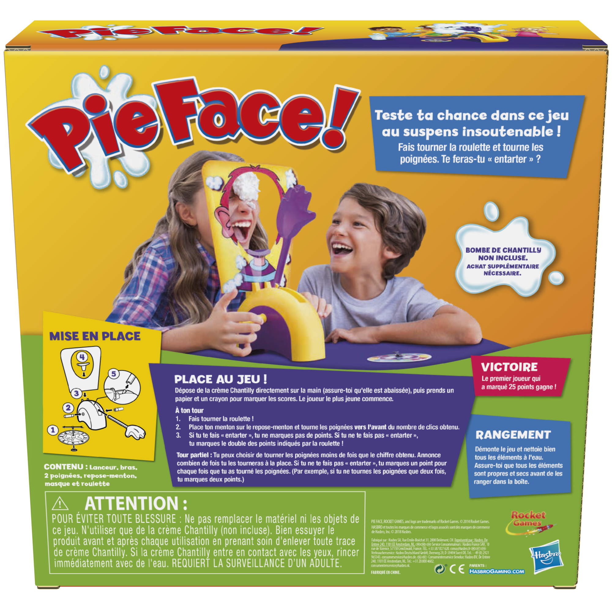 Pie Face Whipped Cream Game for Kids Ages 5+ photo 6
