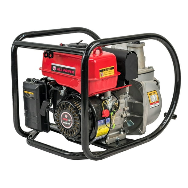 All Power 7 HP Gas Powered 3 inch Semi Trash Water Pump, 250 Gallon Per ...