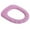 Pink, variant on Kugisaki Thicker Bathroom Toilet Seat Cover Pads- Soft Warmer Toilet Seat Cushion Cover Stretchable Washable Fiber Cloth, Easy Installation Comfortable Toilet Lid Seat Cover
