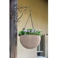 thumbnail image 6 of Hanging Rattan Resin Planter Set of 2, Sandy Beige, 6 of 6