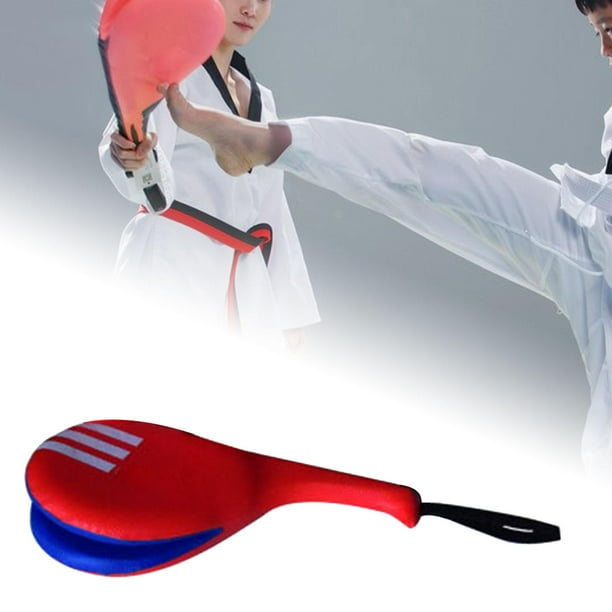 Tkd Kicking Pad Practice Kick Target Target Artículos deportivos Paleta Accesorio Proceso de costura reforzado Equipo de entrenamiento Rojo shamjiam Almohadilla de boxeo