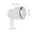 thumbnail image 3 of Hole Air Nozzle for Bathtub, Hydrotherapy, Swimming Pool, Pool Air Nozzle (60-01) 60-01, 3 of 4