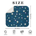 thumbnail image 4 of Spring Floral Dish Drying Mat Daisies Summer Kitchen Mat for Counter Microfiber Dish Rack Pad Foldable Absorbent Drainer Mat 16x18 Inch, 4 of 7