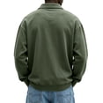 thumbnail image 4 of Fabrcox S-5XL Men’s Polo Shirt Long Sleeve Golf Shirt Men Button Up Casual Loose Fit Athletic Gym Work Shirts for Men Big and Tall Green XXL, 4 of 4