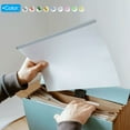 thumbnail image 6 of Uxcell Clear Report Covers with Sliding Bars, 10 Pcs 8mm Slide-Grip Resume Covers 50 Sheets Capacity, Blue, 6 of 6