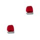 thumbnail image 2 of Sidaley Soporte de carga para reloj inteligente Soporte de antideslizante Soporte de pequeño portátil Reemplazo de mesita de noche de rojo 2piezas, 2 of 5