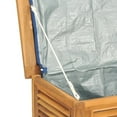 thumbnail image 6 of vidaXL Patio Storage Box Outdoor Cushion Storage with Bag Solid Wood Teak, 6 of 54