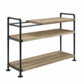 thumbnail image 2 of ACME Brantley Bookshelf, Oak & Sandy Black Finish, 2 of 7
