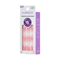 thumbnail image 3 of KISS imPRESS Nails - Glow Muse, Pink, Coffin, Medium, 3 of 11