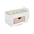thumbnail image 4 of Cosmetic Make Up Organiser Display, Multifunctional Desk Desktop Storage Stand Organizer Drawer Stationery Holder Makeup Storage Box Brush Pen Jewelry Organizer For Bathroom, 4 of 8
