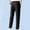 Black, variant on Men's 4-Way Stretch Golf Dress Pants Business Casual Classic Fit Flat Front Work Pants Slim Fit Thin Ice Silk Long Pants