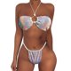 thumbnail image 1 of Gibobby Ropa interior mujer sexy Camisola de lencería para mujer, con corte de red entrecruzado, sin mangas, sexy, vestido de peluche(WH2, Talla única), 1 of 4