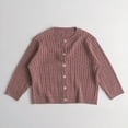 thumbnail image 1 of Cárdigans para niños, suéteres, suéter elegante y versátil de Color sólido, prendas de vestir para niños y niñas, ropa para niños de primavera y otoño, 1 of 6