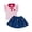 A1-Pink, variant on HCNTES Toddler Baby Girls Summer Clothes Kid Outfits Short Sleeves T-Shirt Tops Shorts Cute Outfits Set For Kid Summer Outfits 3-24 Months 2t 3t 4t 5t 6t 7t Children, 3-4 Years