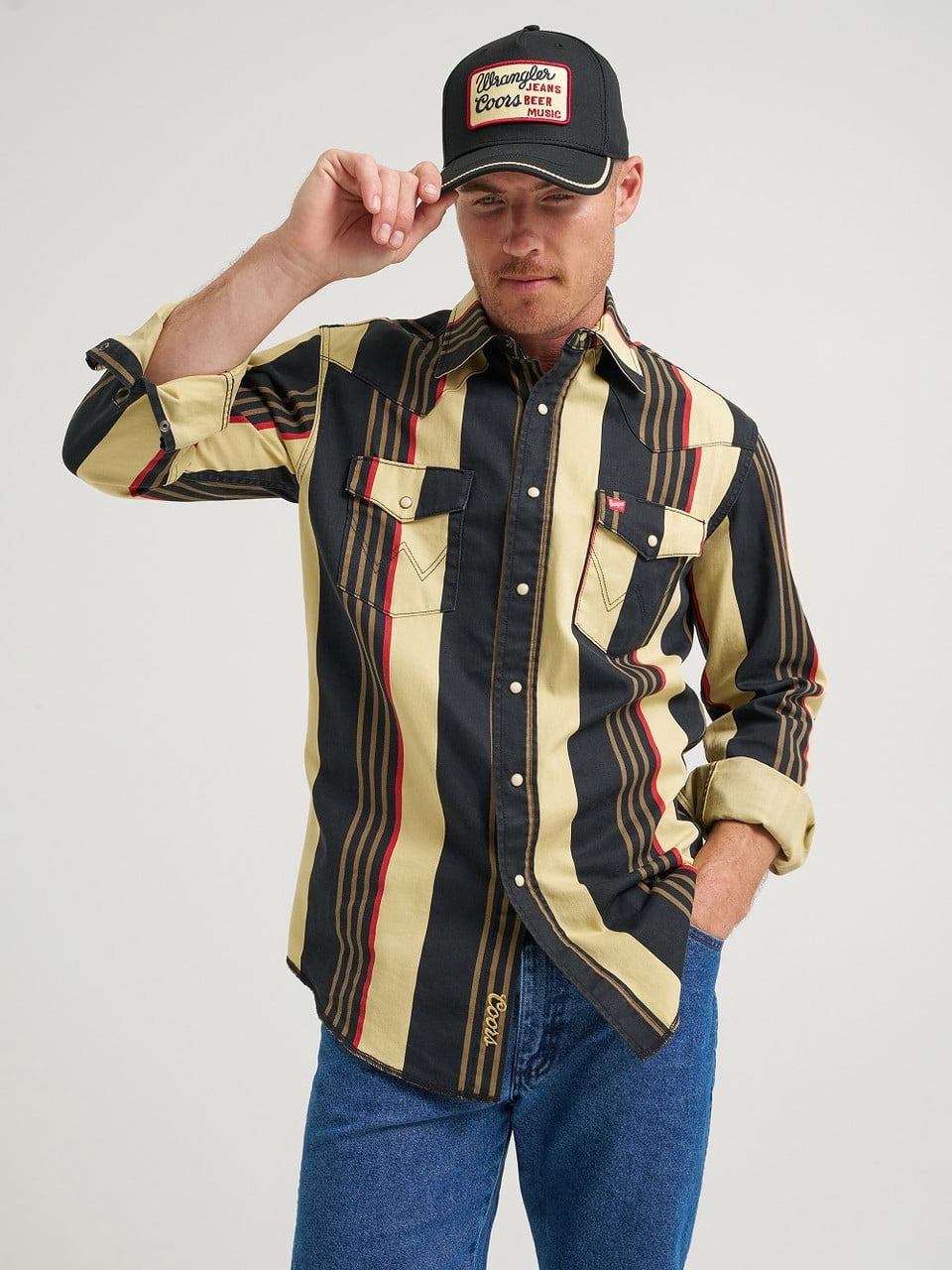 Wrangler® x Coors® Brushpopper Cowboy Cut Workshirt