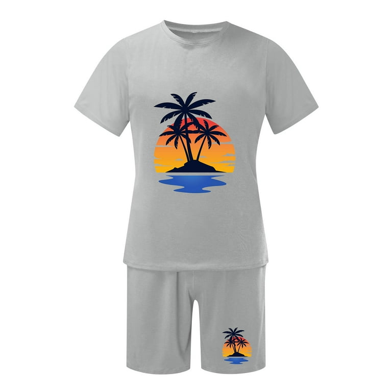 Vedolay Matching Short Sets For Men Men's Polo Shirt and Shorts