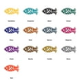 thumbnail image 5 of Darwin Fish with Jesus In Stylish Lettering Laser Cut Solid Metal Decorative Home Accent Wall Sign Hanging, 5 of 6