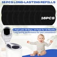 thumbnail image 3 of 16 PCS Diaper Pail Deodorizer Refills for Ubbi Diaper Pail, Activated Charcoal Odor Absorbing Filters, Strong Odor Eliminating, Precise fit, Keep Nursery Long-Lasting, 3 of 4