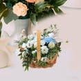 thumbnail image 3 of 2Pcs Small Handheld Flower Basket Woven Basket Mini Handwoven Storage Baskets with Handles, 3 of 9