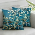 thumbnail image 2 of COMIO 2-Piece Short Plush Pillowcase Set Soft and Durable Van Gogh Almond Flower White, 2 of 6