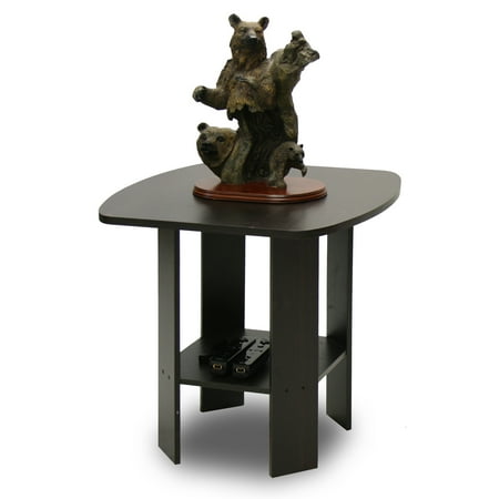 Small Round Side Table - Furinno Simple Design End/Side Table, Multiple Colors