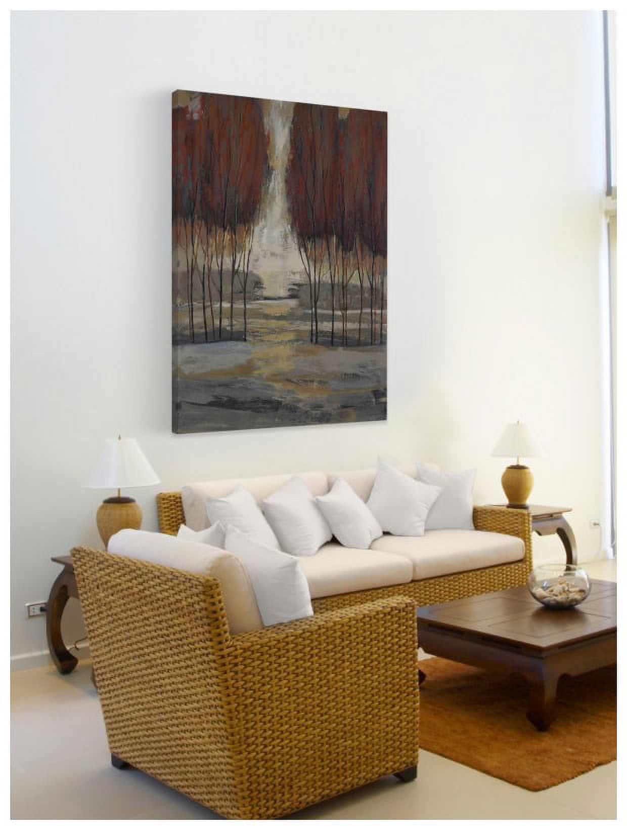 "Wild Wood II" Painting Print on Wrapped Canvas