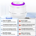 thumbnail image 5 of Dental Ultrasonic Retainer Cleaner Machine: for Denture, Mouth Guard, Night Guard, Aligner, Braces, Toothbrush Head & Jewelry, UV Cleaner with Digital Timer & 2 Modes,Black, 5 of 8