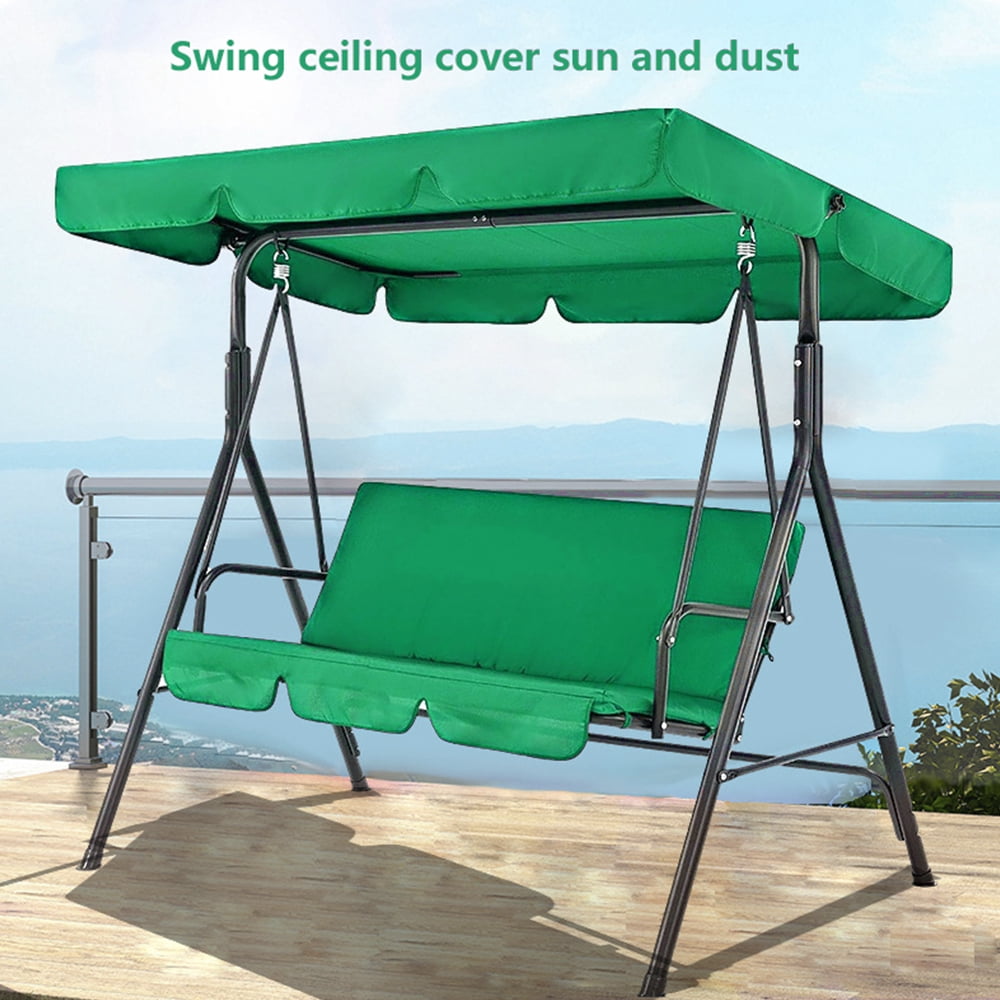 LochimuSwing Canopy Shade Seat Cover Set Garden Outdoor Swing Chair