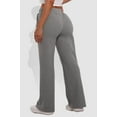 thumbnail image 5 of Waffle Fleece Lined Straight Leg Sweatpants - Light Heather Gray, 5 of 9