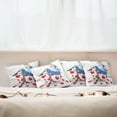 thumbnail image 3 of Ambesonne Colorful Throw Pillow Cover 4 Pack, Alice with Cup, 20", Multicolor, 3 of 6
