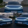 thumbnail image 2 of Tira de luz para capó de coche tira de luz exterior para coche de 12 V iluminación azul de larga vida útil 5 W IP67 resistente al agua para camiones ANGGREK Otros, 2 of 7