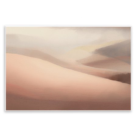 Stupell Industries Pink Dunes Abstraction Wall Plaque Art design by Norm Stelfox, 10 x 15