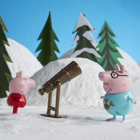 Peppa Pig Peppa’s Kids Advent Calendar, 24 Surprise Toys, 4 Holiday Peppa Pig Family Figures