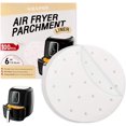 thumbnail image 1 of Air Fryer Parchment Paper 6 Inch Perforated Sheet Non-Stick Liner for Meats, Chips or Cookies - 100 Count, 1 of 7