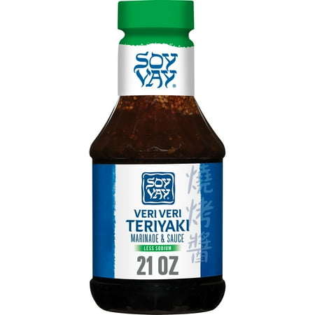 Soy Vay Less Sodium Veri Veri Teriyaki Marinade and Sauce, 21 fl oz