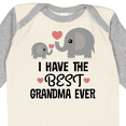 thumbnail image 4 of Inktastic Grandkids Best Grandma Ever Boys or Girls Long Sleeve Baby Bodysuit, 4 of 5