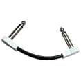 thumbnail image 1 of Cable de guitarra Sunnimix para efectos de pedalera 1/4 TS 10cm blanco, 1 of 7
