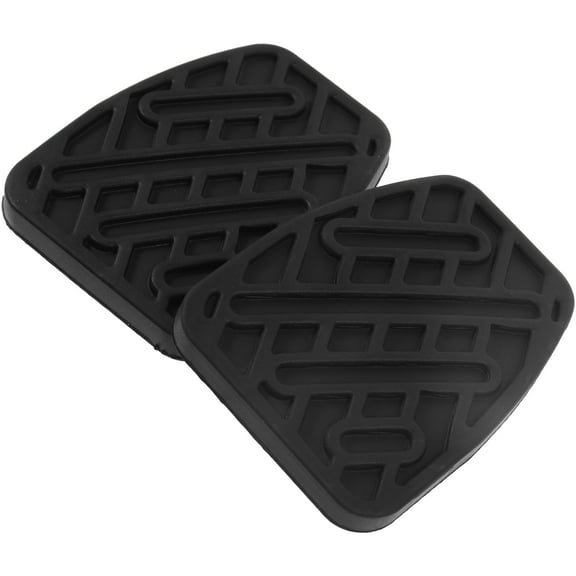 Worgeous  Car Pedal Feet Pads Mute Brake Mat Stop Door Holder Sill N Steering Black