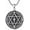 01-Star of David, variant on Masonic Necklace for Men S925 Sterling Silver Eye of Horus Star of David Ankh Faith Necklaces Religious Gifts for Men Women