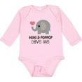 thumbnail image 3 of Inktastic Mimi and PopPop Love Me Baby Gift Boys or Girls Long Sleeve Baby Bodysuit, 3 of 5