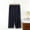 Navy, variant on Hvot&aat Women's Capri Straight Pajama Pants Flowy Stretchy Palazzo Pants Cotton Air Conditioning Pants