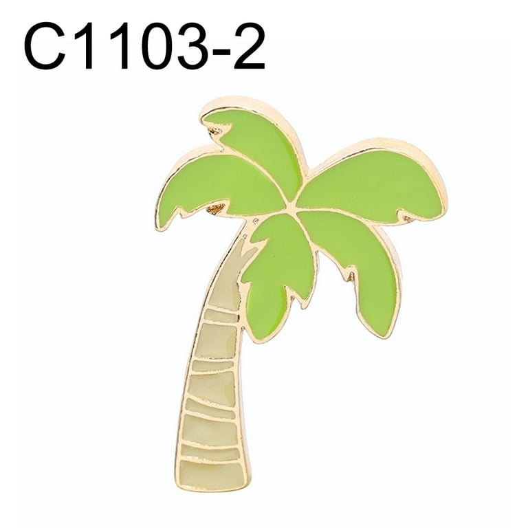 chanel palm tree brooch