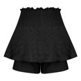 thumbnail image 5 of aidice Womens Wide Shorts Loose Fitted Shorts for Women Lace High Waisted Shorts for Women Summer Ice Silk Shorts, 5 of 8