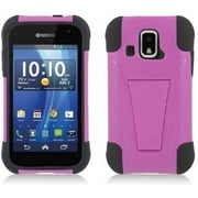 Aimo Kickstand Case for Kyocera Hydro XTRM - Black Skin/Hot Pink Cover