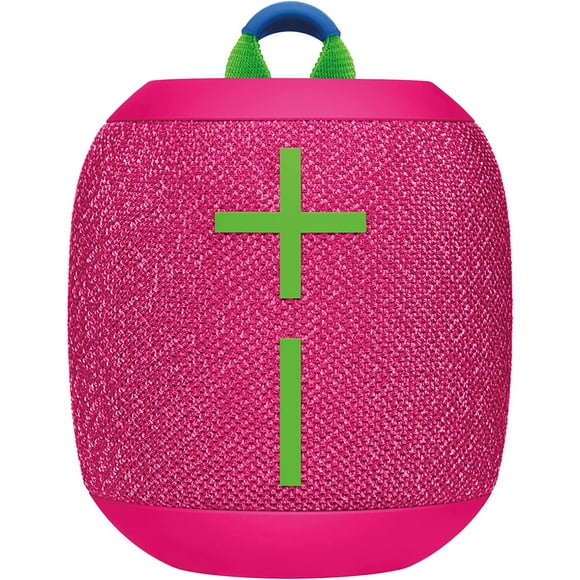 TRAHOO-ULTIMATE EARS WONDERBOOM 3, Small Portable Wireless Bluetooth Speaker, Big Bass 360-Degree Sound for Outdoors, Waterproof, Dustproof IP67, Floatable, 131 ft Range - Hyper Pink
