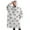 White Cartoon Unicorn-1, variant on Oversized Wearable Blanket Hoodie,White Cartoon Unicorn Face Pattern Sherpa Blanket Hoodie with Super Pockets,Super Warm Fuzzy Pullover for Women & Men